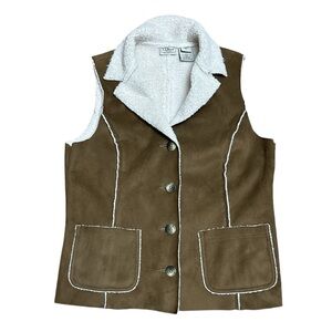 L.L. Bean Faux Suede Vest